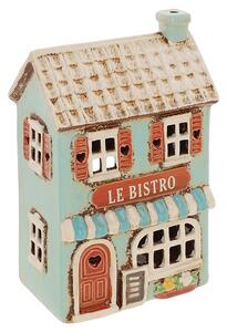 Keramický svícen Domek - Bistro 18 cm