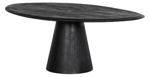 Konferenční stolek ruster 120 x 80 cm černý
