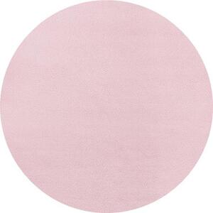Hanse Home Collection koberce Kusový koberec Fancy 103010 Rosa - sv. růžový kruh - 200x200 (průměr) kruh cm