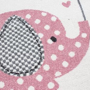 Ayyildiz koberce Dětský kusový koberec Kids 570 pink kruh - 120x120 (průměr) kruh cm