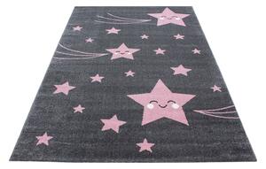 Dětský kusový koberec Kids 610 pink-80x150