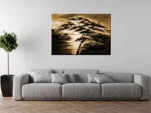 Ručně malovaný obraz Silné stromy Rozměry: 70 x 100 cm