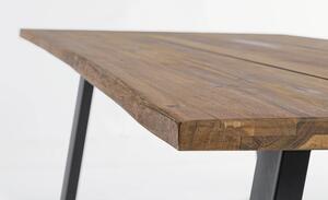 Stůl stockholm 160 x 90 cm hnědý