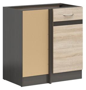 Junona Line skříňka BBL DNW/100/82 L, wenge/dub sonoma