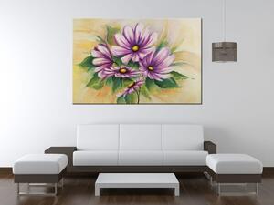 Ručně malovaný obraz Květiny a zeleň Rozměry: 120 x 80 cm