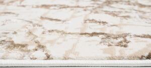 Makro Abra Moderní kusový koberec HERA H880R Abstraktní krémový hnědý Rozměr: 140x200 cm