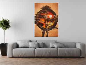 Ručně malovaný obraz Sférický strom Rozměry: 120 x 80 cm