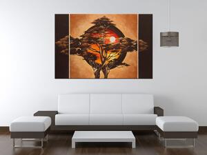 Ručně malovaný obraz Sférický strom Rozměry: 70 x 100 cm