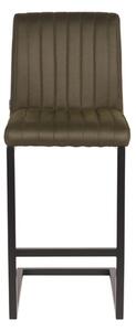 Barová židle Emil III Army Microfiber