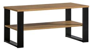 Konferenční stolek MILAGRA - dub wotan / černý