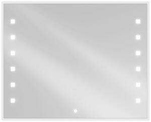 Mexen Ner, LED koupelnové zrcadlo s podsvícením 100x80 cm, 6000K, ochrana proti zamlžování, 9809-100-080-611-00