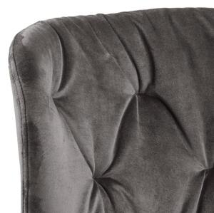 ACTONA Sada 2 ks − Židle Batilda A1 šedá 82.5 × 47 × 53 cm