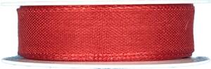 Stuha látková tkaná CHANCE červená 15mm x 2m (3,50 Kč/m)