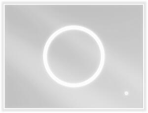Mexen Koga, LED koupelnové zrcadlo s podsvícením 80 x 60 cm, 6000K, ochrana proti zamlžování, 9821-080-060-611-00