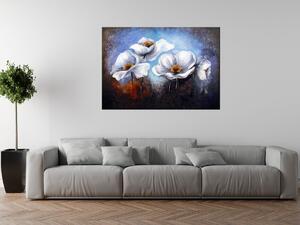 Ručně malovaný obraz Alpské máky Rozměry: 100 x 70 cm