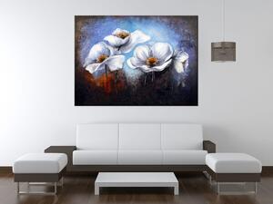 Ručně malovaný obraz Alpské máky Rozměry: 100 x 70 cm