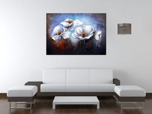 Ručně malovaný obraz Alpské máky Rozměry: 70 x 100 cm