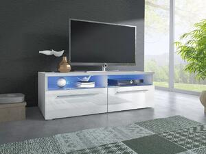 Televizní stolek LANDA - bílý