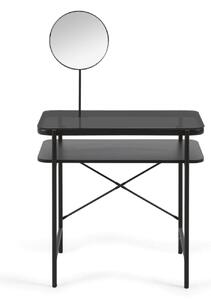 Toaletní stolek Mabry 80 x 44,5 cm černý