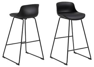 Barová židle Eleder II - set 2 ks Black