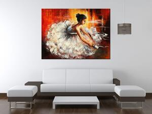 Ručně malovaný obraz Nádherná tanečnice Rozměry: 115 x 85 cm