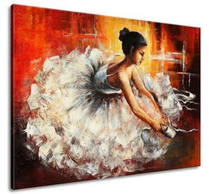 Ručně malovaný obraz Nádherná tanečnice Velikost: 115 x 85 cm