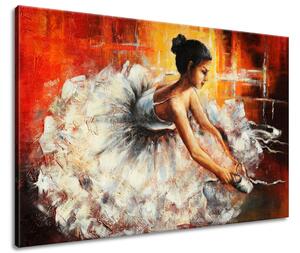 Ručně malovaný obraz Nádherná tanečnice Rozměry: 70 x 100 cm