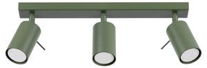 Sollux Lighting Stropní svítidlo RING 3L olivově zelené
