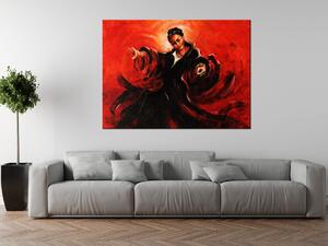 Ručně malovaný obraz Španělska tanečnice Rozměry: 120 x 80 cm