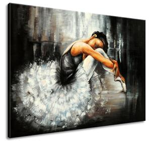 Ručně malovaný obraz Spící baletka Velikost: 115 x 85 cm