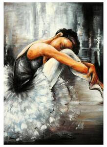 Ručně malovaný obraz Spící baletka Rozměry: 70 x 100 cm