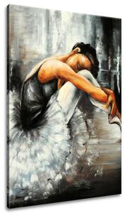 Ručně malovaný obraz Spící baletka Velikost: 70 x 100 cm