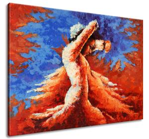 Ručně malovaný obraz Tajemný tanec Velikost: 115 x 85 cm