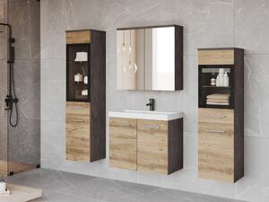 Koupelnový nábytek Apogon II, Barva: matera / breslau kaštan, Sifon k umyvadlu: ne, Osvětlení: bez osvětlení, Baterie: ne 5903211455889