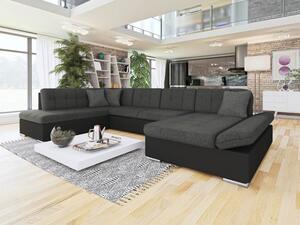 Rohová sedací souprava Genero Sale, Potah: ekokůže Soft 011 + Lux 06 + Lux 05, Strana: Pravá - U 5902928813906