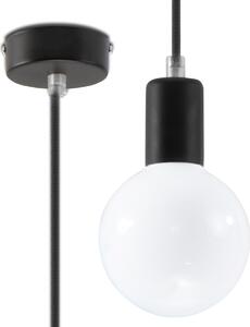 Sollux Lighting Závěsné svítidlo EDISON černé