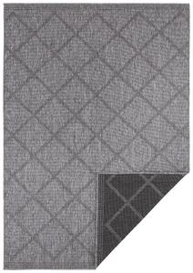 NORTHRUGS - Hanse Home koberce Kusový koberec Twin Supreme 103757 Corsica Black/Anthracite – na ven i na doma - 120x170 cm