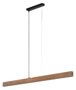 Stropní LED svítidlo TK TEO 1449 tmavé dřevo