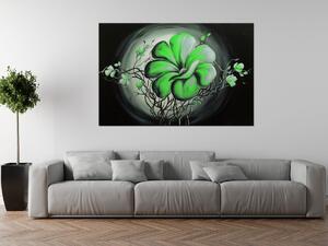 Ručně malovaný obraz Zelená živá krása Rozměry: 70 x 100 cm