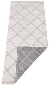 NORTHRUGS - Hanse Home koberce Kusový koberec Twin Supreme 103760 Corsica Grey/Cream – na ven i na doma - 80x250 cm