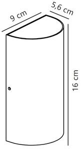 Nordlux - LED Venkovní nástěnné svítidlo ROLD LED/10,5W/230V IP54 černá