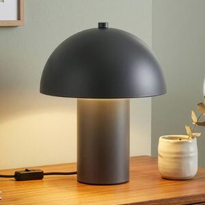 Reality Leuchten Stolní lampa Enya, antracitová, kovová, výška 25,5 cm, E14, Hliník / šedá / zinek, Obývací pokoj / jídelna, kov, Moderní