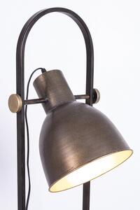 Stojací lampa s poličkou odo černá