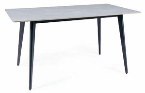 Jídelní stůl HANAN - šedý / černý