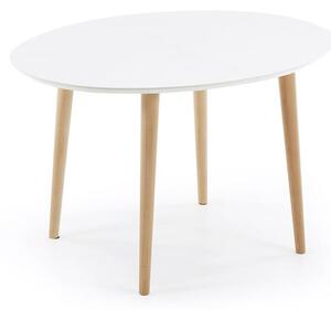 Jídelní stůl quio 120 (200) x 90 cm bílý