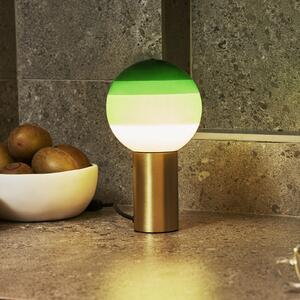 Stolní lampa MARSET, Dipping Light, Zelená, Obývací pokoj, Sklo, Design