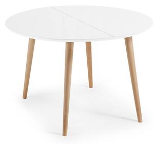 Jídelní stůl quio Ø 120 (200 x 120) cm bílý