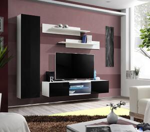 Obývací nábytek FREYA 6 - bílá / černá