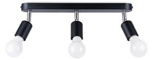 Sollux Lighting Stropní svítidlo FORNES 3 černé