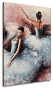 Ručně malovaný obraz Nádherné baletky Velikost: 70 x 100 cm